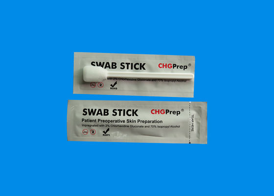 Подсказка пены Chg Swabsticks клюконата алкоголя KC 70% IPA и Chlorhexidine 2%